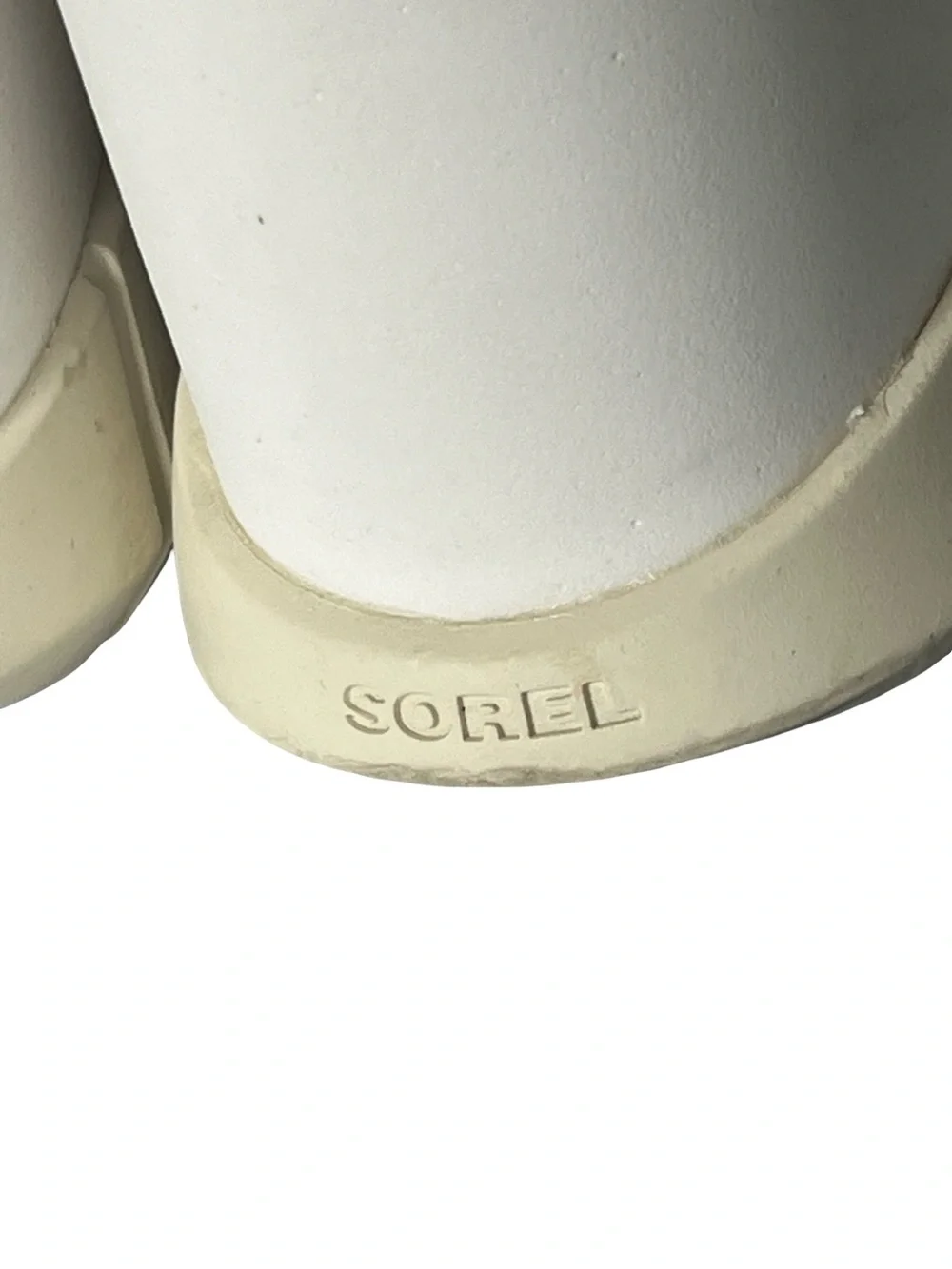 Sorel Joanie III Wedge Slide Platform Sandals Beige Chalk Womens Size 8.5
